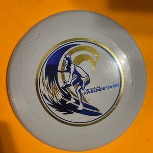 with Surfer Graphic - White, Blue, and Gold